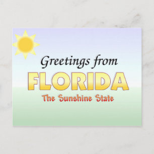 Postal Saludos desde Florida