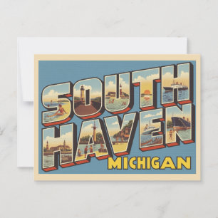 Postal Saludos desde Florida Vintage