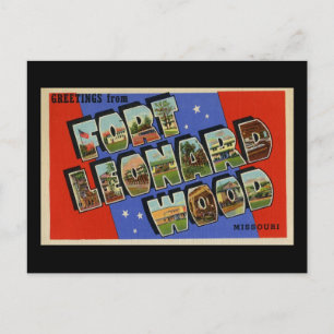 Postal Saludos desde Fort Leonard Wood Misuri