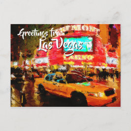 Postal Saludos desde Fremont Street Las Vegas