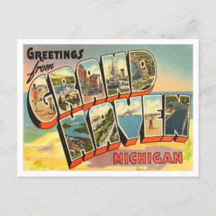 Postal Saludos desde Grand Haven, Michigan Travel