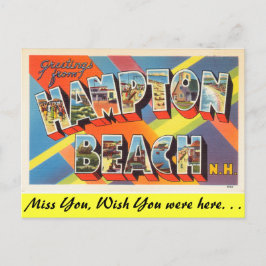 Postal Saludos desde Hampton Beach