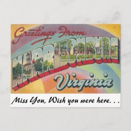 Postal Saludos desde Harrisonburg, Virginia