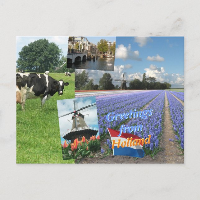 Postal Saludos desde Holanda (Anverso)