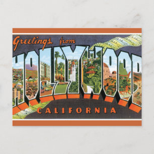 Postal Saludos desde Hollywood