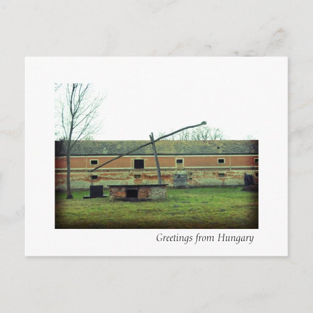 Postal Saludos desde Hungría (Anverso)