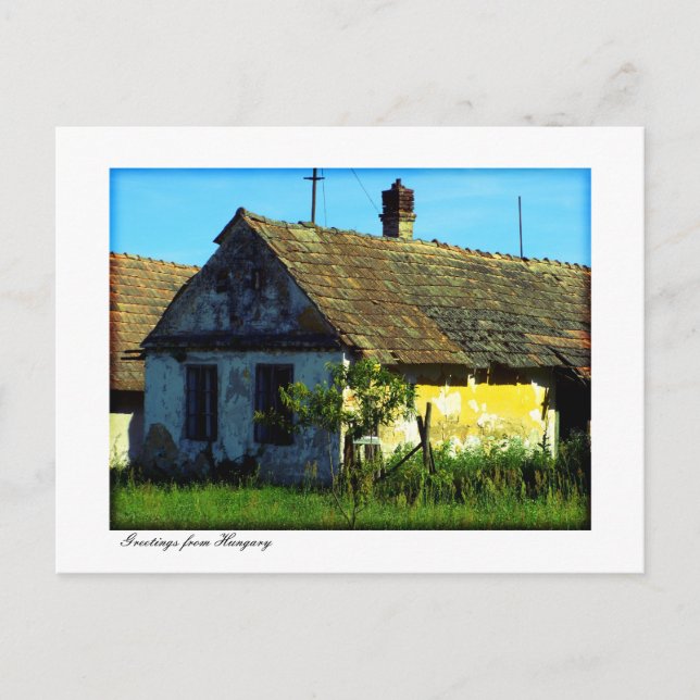 Postal Saludos desde Hungría (Anverso)