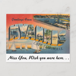 Postal Saludos desde Hyannis