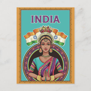 Postal Saludos Desde India