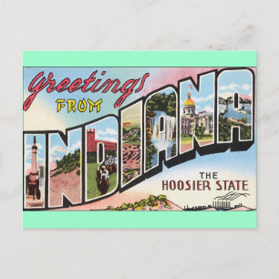 Postal ¡Saludos desde Indiana!