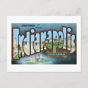 Postal ¡Saludos desde Indianápolis, Indiana!