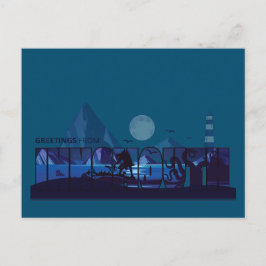 Postal Saludos desde Innsmouth Devils Reef Lovecraft