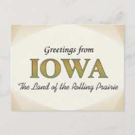 Postal Saludos desde Iowa