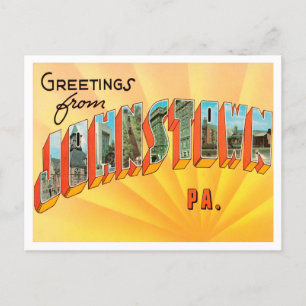 Postal Saludos desde Johnstown, Pennsylvania Travel