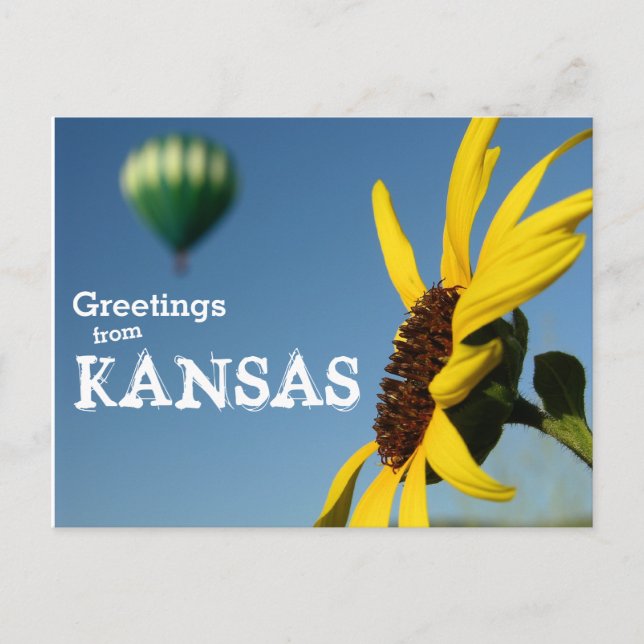 Postal Saludos desde Kansas (Anverso)