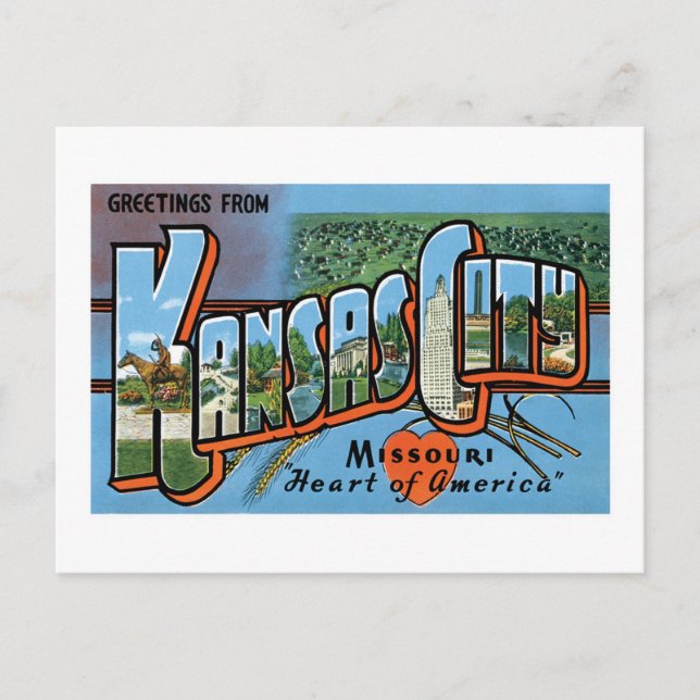 Postal ¡Saludos desde Kansas City! (Anverso)