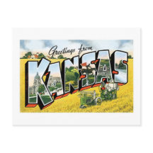 ¡Saludos desde Kansas! Vintage