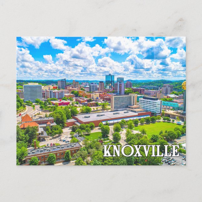 Postal Saludos desde Knoxville, Tennessee, EEUU (Anverso)