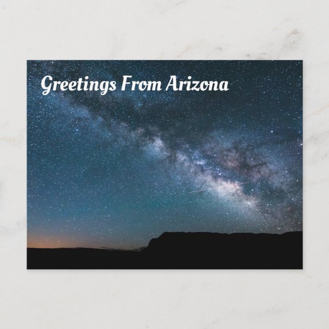 Postal Saludos desde la astronomía de Arizona (Anverso)