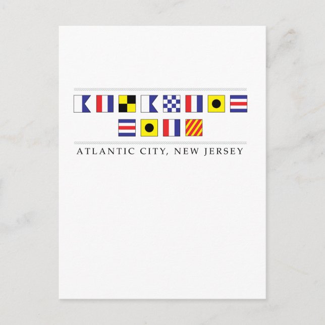 Postal Saludos desde la Ciudad Atlántica (Anverso)