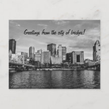 ¡Saludos desde la ciudad de los puentes! Pittsburg