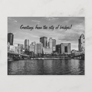 Postal ¡Saludos desde la ciudad de los puentes! Pittsburg