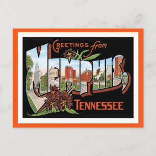 Postal Saludos desde la ciudad estadounidense de Memphis