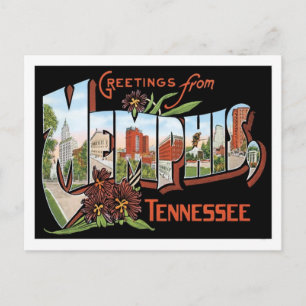 Postal Saludos desde la ciudad estadounidense de Memphis