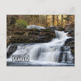 Postal Saludos desde la fábrica cae en los Poconos
