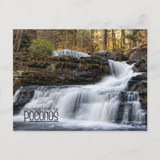 Postal Saludos desde la fábrica cae en los Poconos