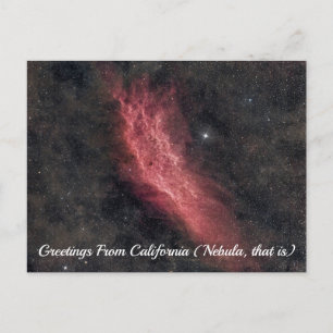 Postal Saludos desde la Nebulosa de California