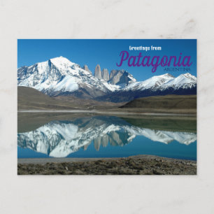 Postal Saludos desde la Patagonia Argentina Postcard