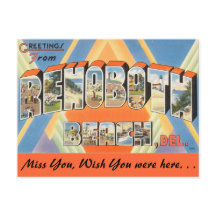 Saludos desde la playa de Rehoboth