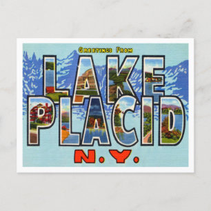 Postal Saludos desde Lake Placid, Nueva York Travel