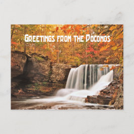 Postal Saludos desde las Cataratas de Fábrica, Pennsylvan