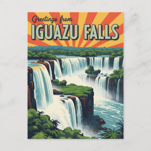 Postal Saludos desde las Cataratas de Iguazú