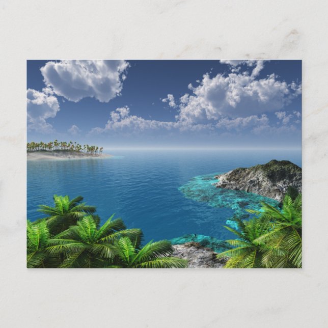 Postal Saludos Desde Las Islas (Anverso)