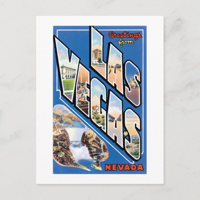 Postal ¡Saludos desde Las Vegas! (Anverso)