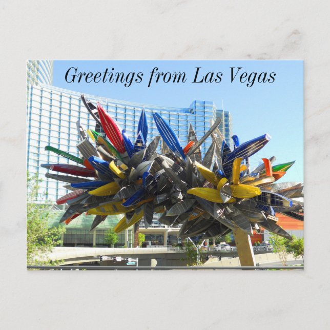 Postal Saludos desde Las Vegas (Anverso)