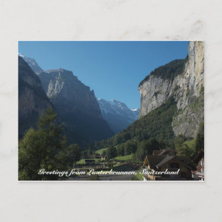 Postal Saludos desde Lauterbrunnen, Suiza 1