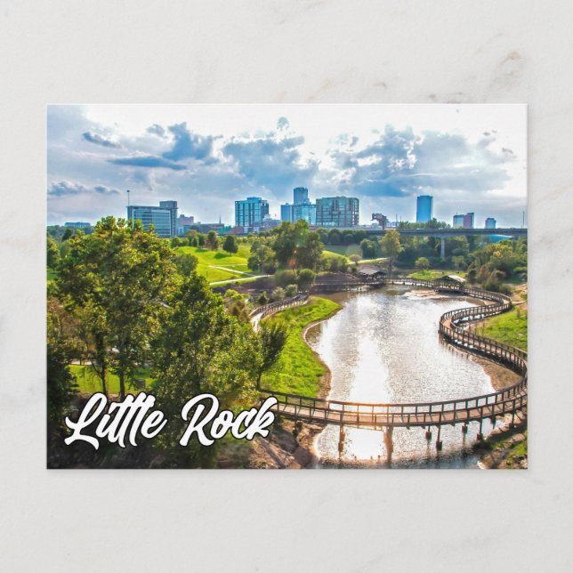 Postal Saludos desde Little Rock, Arkansas, Estados Unido (Anverso)
