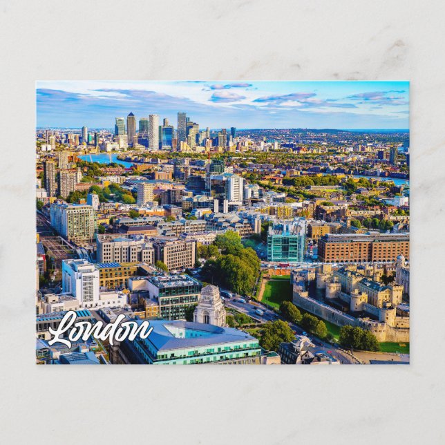 Postal Saludos desde Londres, Inglaterra (Anverso)