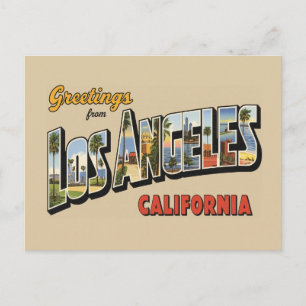 Postal Saludos desde Los Ángeles