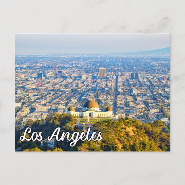 Postal Saludos desde Los Ángeles, California, Estados Uni (Anverso)