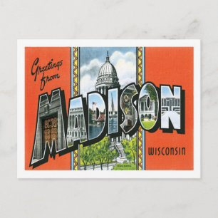 Postal Saludos desde Madison Wisconsin US City