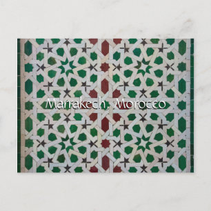 Postal Saludos desde Marrakech Marruecos