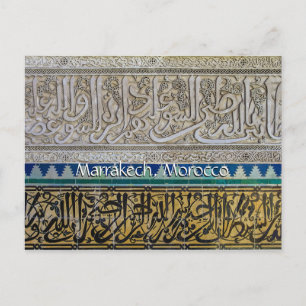 Postal Saludos desde Marrakech Marruecos