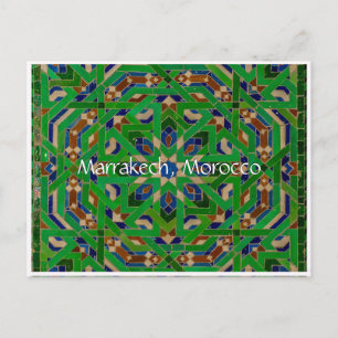 Postal Saludos desde Marrakech Marruecos