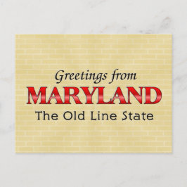 Postal Saludos desde Maryland