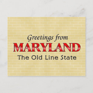 Postal Saludos desde Maryland